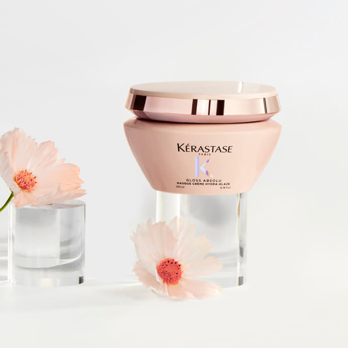 Masque Crème Hydra-Glaze — gloss-enhancing hair mask